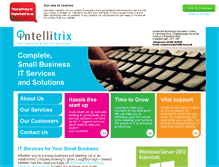 Tablet Screenshot of intellitrix.co.uk